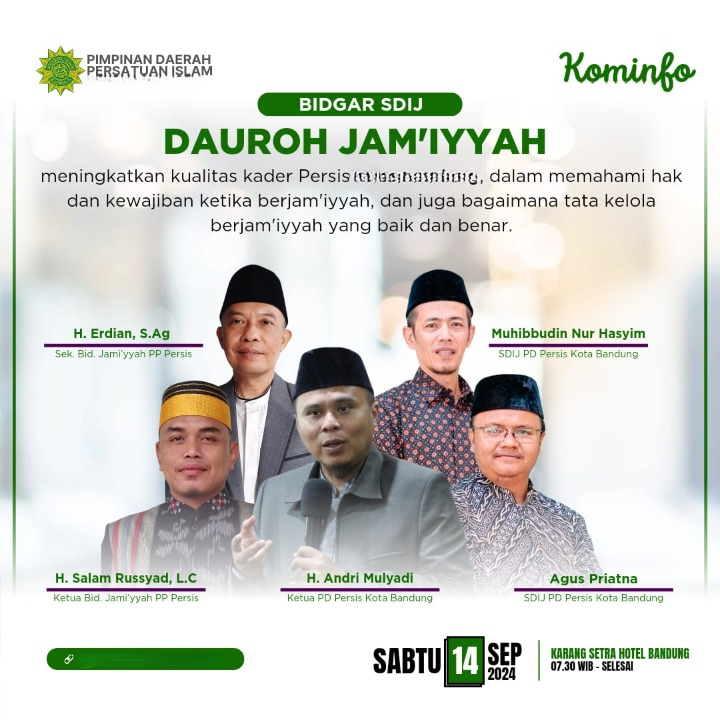 Dauroh Jamiyyah SDIJ PD PERSIS Kabupaten Pamekasan